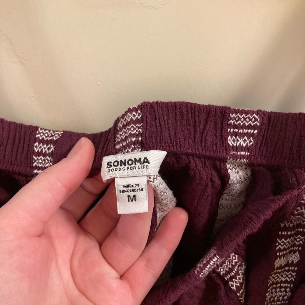 🐆3/$15 Sonoma stripped off shoulder top NWT - Picture 3 of 6